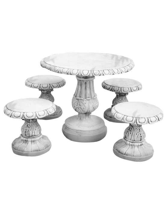 Set Tavolo economico circolare